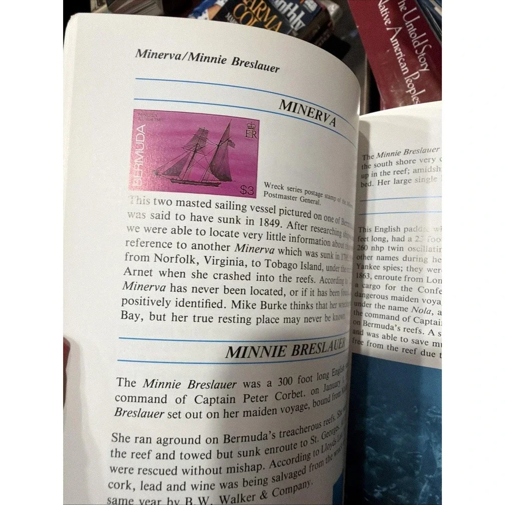BERMUDA SHIPWRECKS Shipwreck Treasure Lost Ships Ship Reef Diving Dive Book